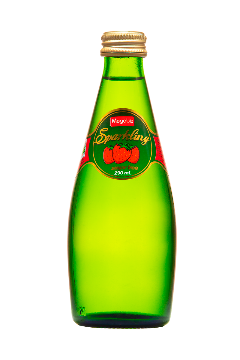 آبمیوه اسپارکلینگ طعم توت فرنگی