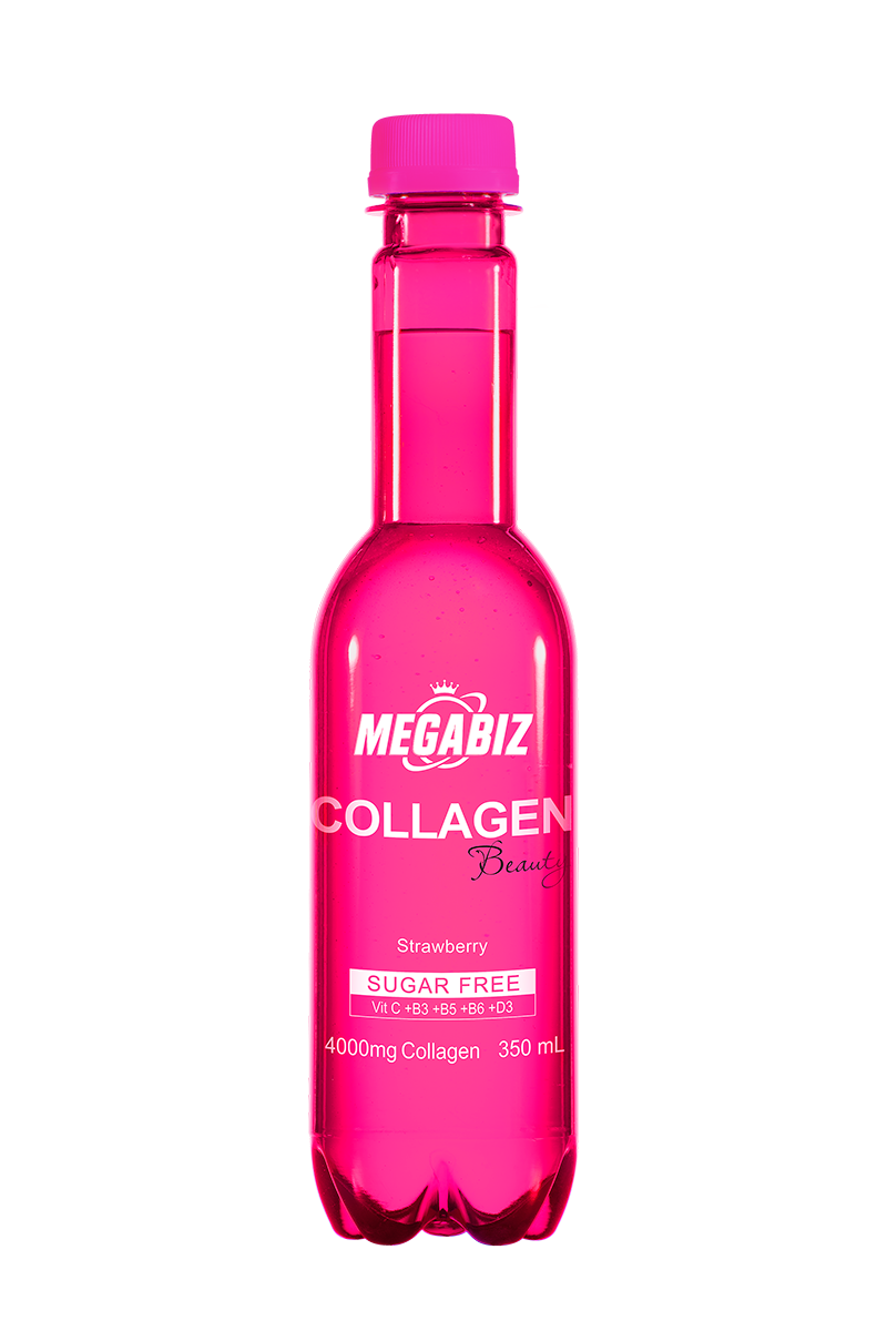 آبمیوه کلاژن طعم توت فرنگی